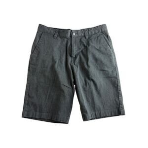 Volcom Mens Chino Shorts Size 34 Gray 9" Skater Casual